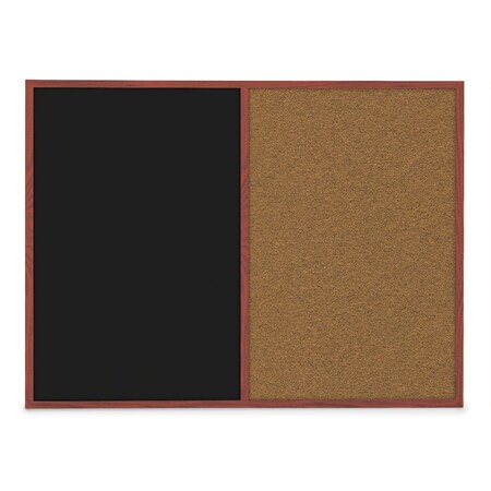United Visual Products Sliding Door Indoor Enclosed Corkboard, 3 UV9000ACS-WHITE-FORBO